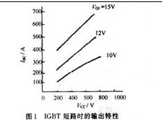 IGBT短路時的輸出特性