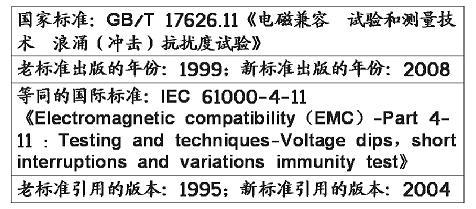 電壓暫降、短時(shí)中斷和電壓變化抗擾度試驗(yàn)