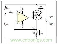 圖1：MOSFET的電阻變化，功能上像是一只可變電阻