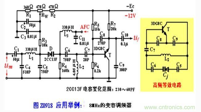 Z0918是應(yīng)用電路舉例請讀者自行分析