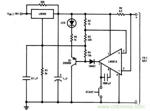 12V電壓充電器電路設計圖