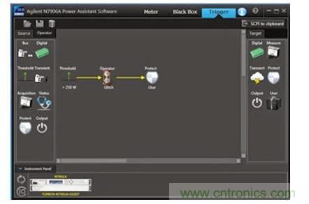 N7906A 軟件工具可以直觀地配置過功率保護關機