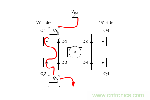 H-橋電路的原理