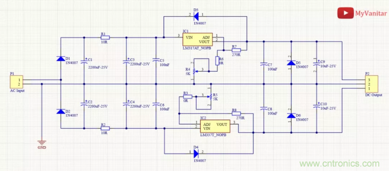 怎樣構(gòu)建可調(diào)線性AC-DC電源供用戶自由調(diào)節(jié)？