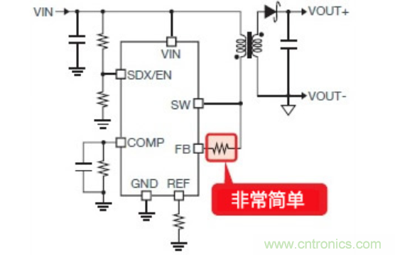 無(wú)需光耦的隔離型反激式DC/DC轉(zhuǎn)換器（1）